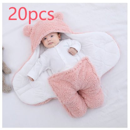 Baby quilted sleeping bag wrapper by Ancient Energy, soft and warm, designed for comfortable sleep for infants.