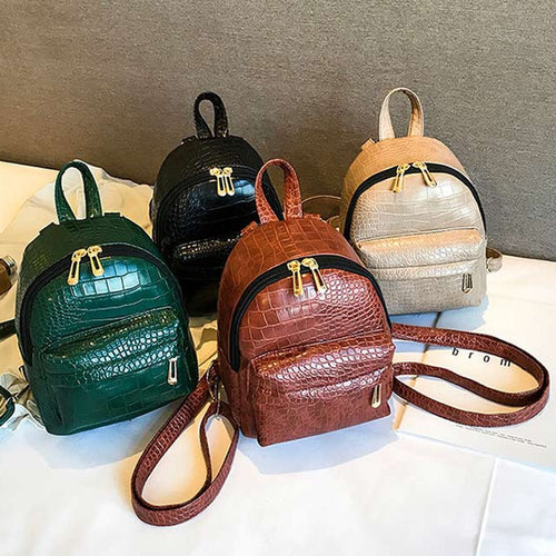 Casual Wild Women's Small Backpack by Ancient Energy, featuring a stylish design and compact size for everyday use.