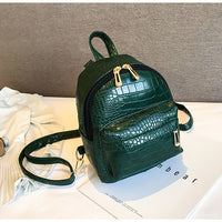 Ancient Energy casual women's small backpack with a wild pattern, featuring adjustable straps and compact design for everyday use.