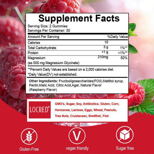 Ancient Energy bottled magnesium gummies in clear bottle, showing colorful gummy supplements for health and wellness.