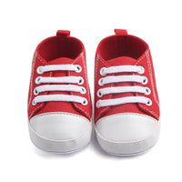 Ancient Energy baby sneakers with soft soles, canvas classic sports shoes for infants and toddlers, anti-slip design for first walkers.