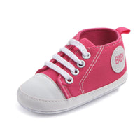 Ancient Energy baby boys and girls canvas sports sneakers with soft soles and anti-slip design for first walkers and toddlers.
