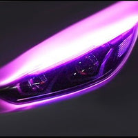Ancient Energy car LED daytime running light strip and turn signal LED strip installed on vehicle for enhanced visibility