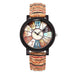 Vintage leather women's quartz wrist watch by Ancient Energy, featuring a casual design and classic gift clock style.