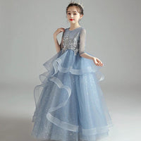 Children's princess dress by Ancient Energy featuring a charming evening style for girls, perfect for special occasions.