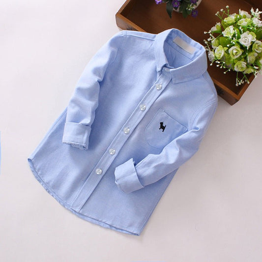 Children's long-sleeved boys' shirts by Ancient Energy, featuring colorful designs and comfortable fabric for everyday wear.