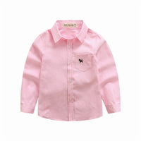 Children's long-sleeved boys' shirts by Ancient Energy, featuring colorful patterns and comfortable fabric for casual wear.