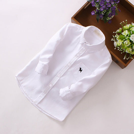Children's long-sleeved shirts for boys by Ancient Energy, featuring colorful patterns and comfortable fabric.