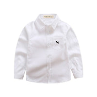 Children's long-sleeved shirts for boys by Ancient Energy, featuring colorful patterns and comfortable cotton fabric.