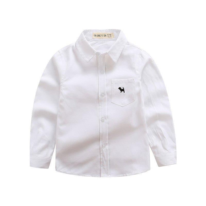 Children's long-sleeved shirts for boys by Ancient Energy, featuring colorful patterns and comfortable cotton fabric.
