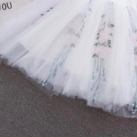 Children's Western-style baby princess dress by Ancient Energy, featuring a cute, colorful design with ruffles and bow details.