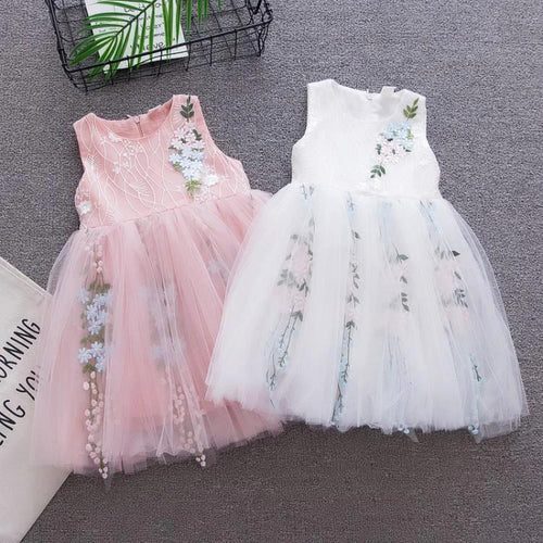 Children's Western-style baby princess dress by Ancient Energy, pink with ruffles and bow, suitable for special occasions and dress-up.