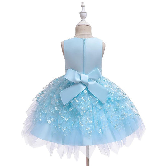 Baby girls' kindergarten dresses by Ancient Energy, featuring comfortable, stylish clothing for middle and small children.