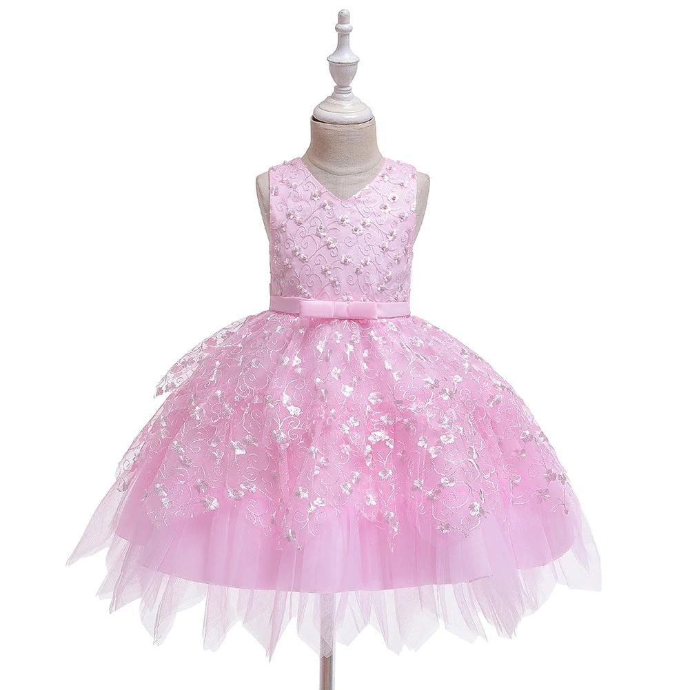 Baby girl kindergarten dress by Ancient Energy, small children’s clothing with a cute, colorful design perfect for young girls.