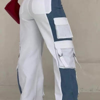 Ancient Energy Contrast Pocket Cargo Jeans in size 0, showing durable denim fabric with contrast pockets and cargo style.