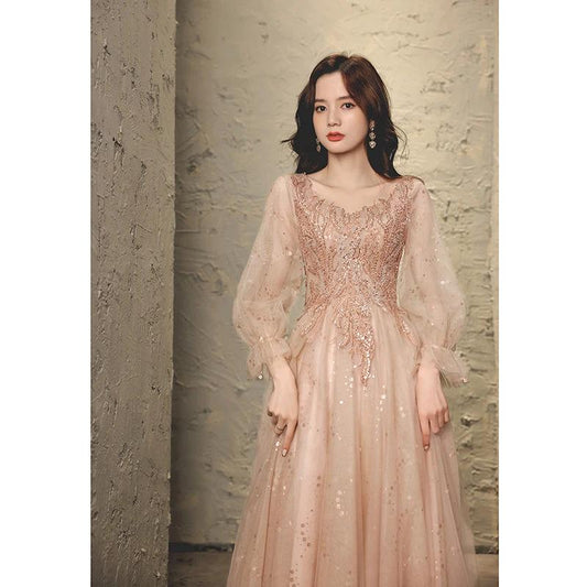 Pink fairy princess dress for children, featuring a flowing design and delicate details, by Ancient Energy.