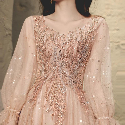 Ancient Energy fairy princess pink dress for children, featuring a flowing skirt and elegant design for magical costume wear.