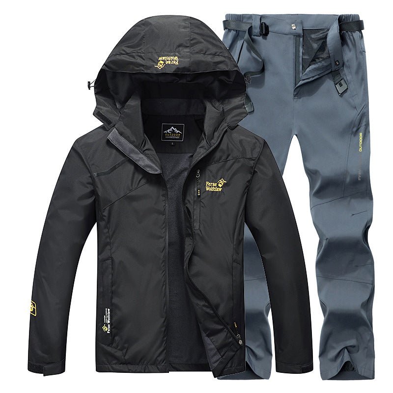 Men's spring and autumn thin fishing suit by Ancient Energy, lightweight fishing clothing for outdoor water activities.