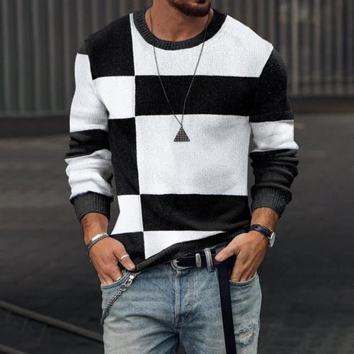 Ancient Energy men's 3D pullover casual long sleeve T-shirt, comfortable and stylish men's long-sleeve top with intricate 3D design.
