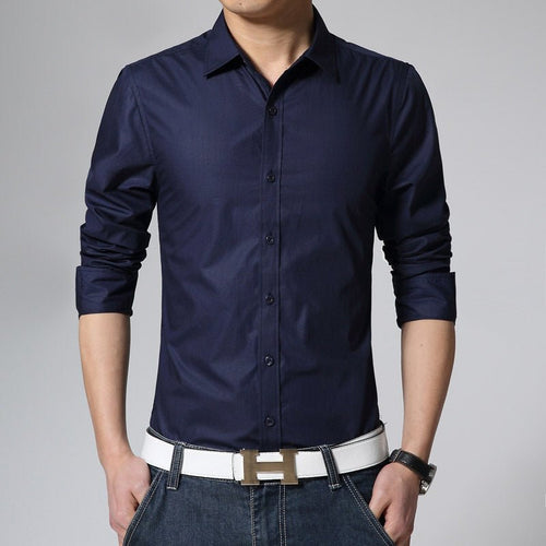 Ancient Energy French dress shirt for formal tuxedo occasions, featuring classic design and crisp white fabric.