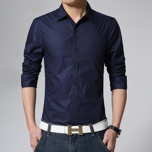 Ancient Energy French dress shirt for formal tuxedo occasions, featuring classic design and crisp white fabric.