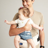 Ancient Energy front hugging multifunctional baby sitting stool designed for holding children securely.