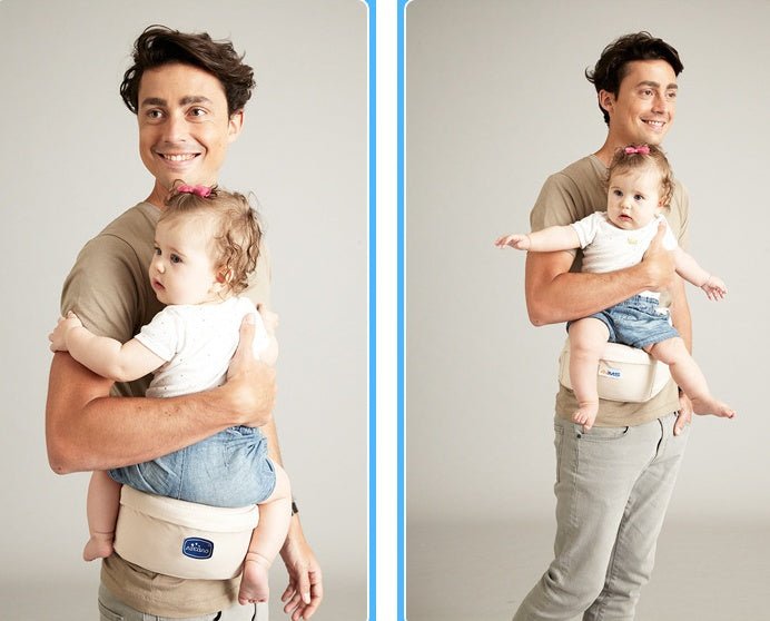 Ancient Energy front-hugging multifunctional baby sitting stool designed for holding children securely and comfortably.