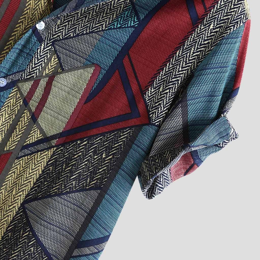 Ancient Energy men's Hawaii shirt with vibrant hip hop print, casual short-sleeve design, tropical floral pattern, colorful and stylish.
