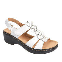 Ancient Energy women's large size 43 casual sandals with hollow wedge heel and fish mouth design, perfect for everyday wear.