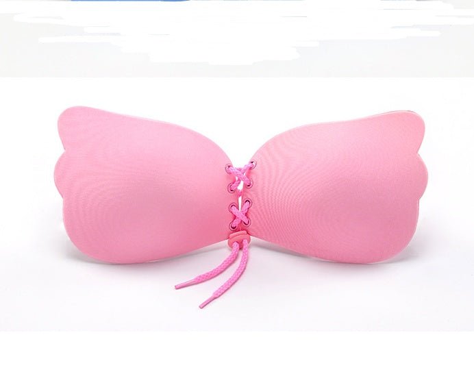 Ancient Energy large size strapless adhesive push-up bra for women, invisible, sticky, and supportive lingerie.