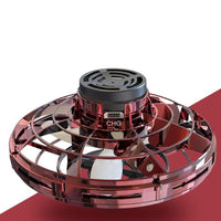 Ancient Energy LED UFO flying helicopter spinner toy for kids with colorful lights and spinning motion.