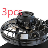 Ancient Energy LED UFO flying helicopter spinner toy for kids, featuring a glowing, spinning UFO design in bright colors.