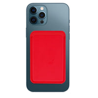 Luxury magnetic leather card holder wallet case for iPhone 14 Pro Max, 13, 12 by Ancient Energy, featuring sleek design and card slots.