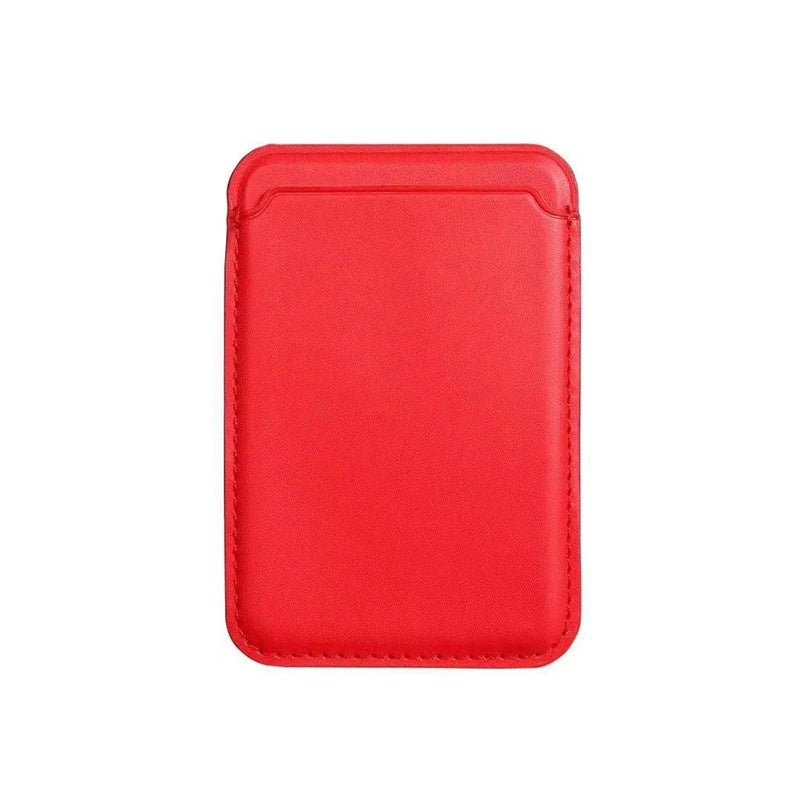 Luxury magnetic leather card holder wallet case for iPhone 14 Pro Max, 13, 12 by Ancient Energy, with card slots and sleek design.