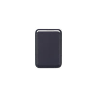 Luxury magnetic leather card holder wallet case for iPhone 14 Pro Max, 13, 12 by Ancient Energy with sleek design and card slots.