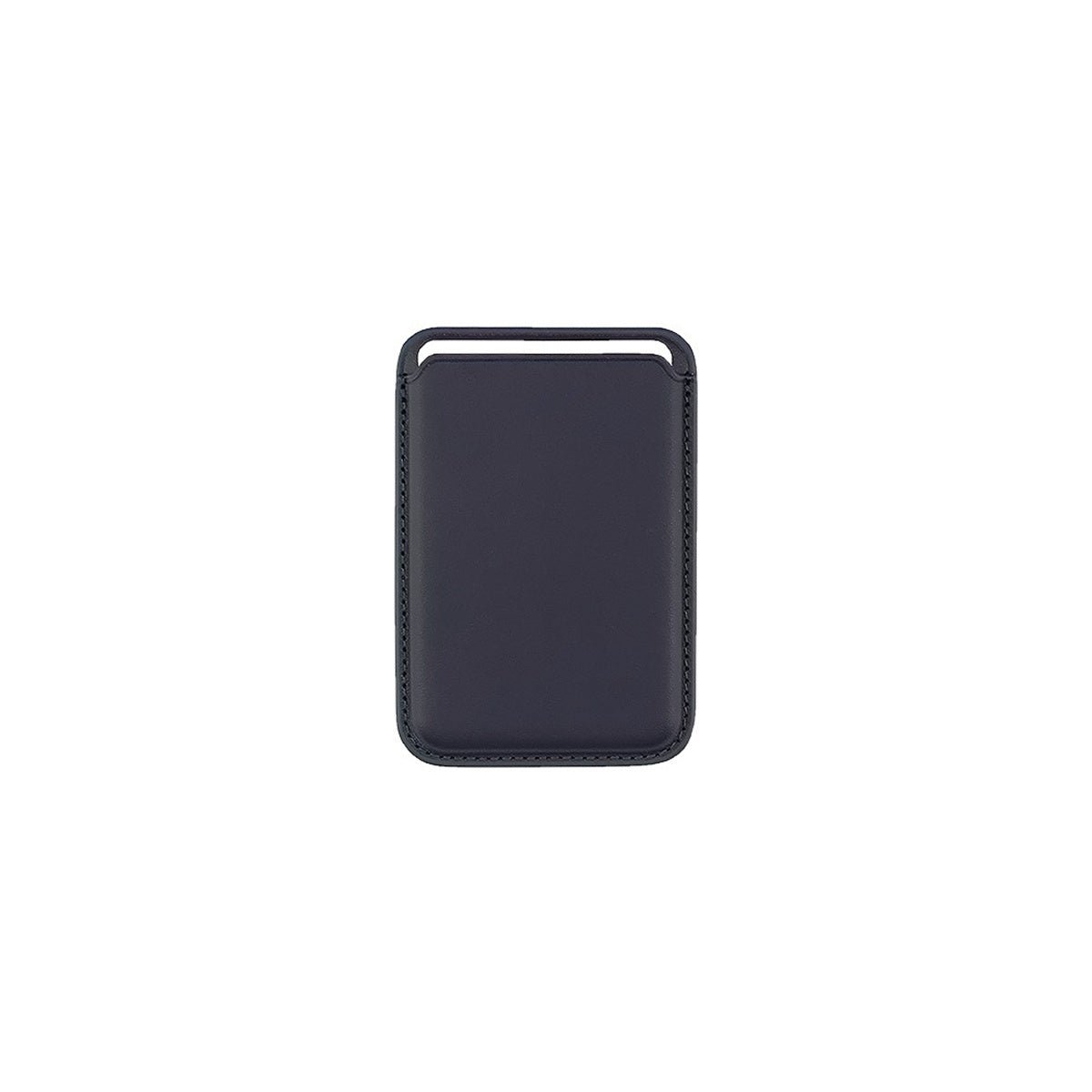 Luxury magnetic leather card holder wallet case for iPhone 14 Pro Max, 13, 12 by Ancient Energy with sleek design and card slots.