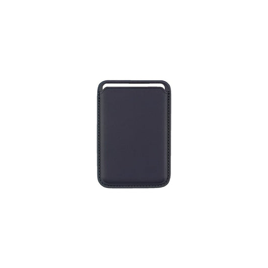 Luxury magnetic leather card holder wallet case for iPhone 14 Pro Max, 13, 12 by Ancient Energy with sleek design and card slots.