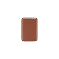 Luxury magnetic leather card holder wallet case for iPhone 14 Pro Max, 13, and 12 by Ancient Energy, featuring sleek design and card slots.