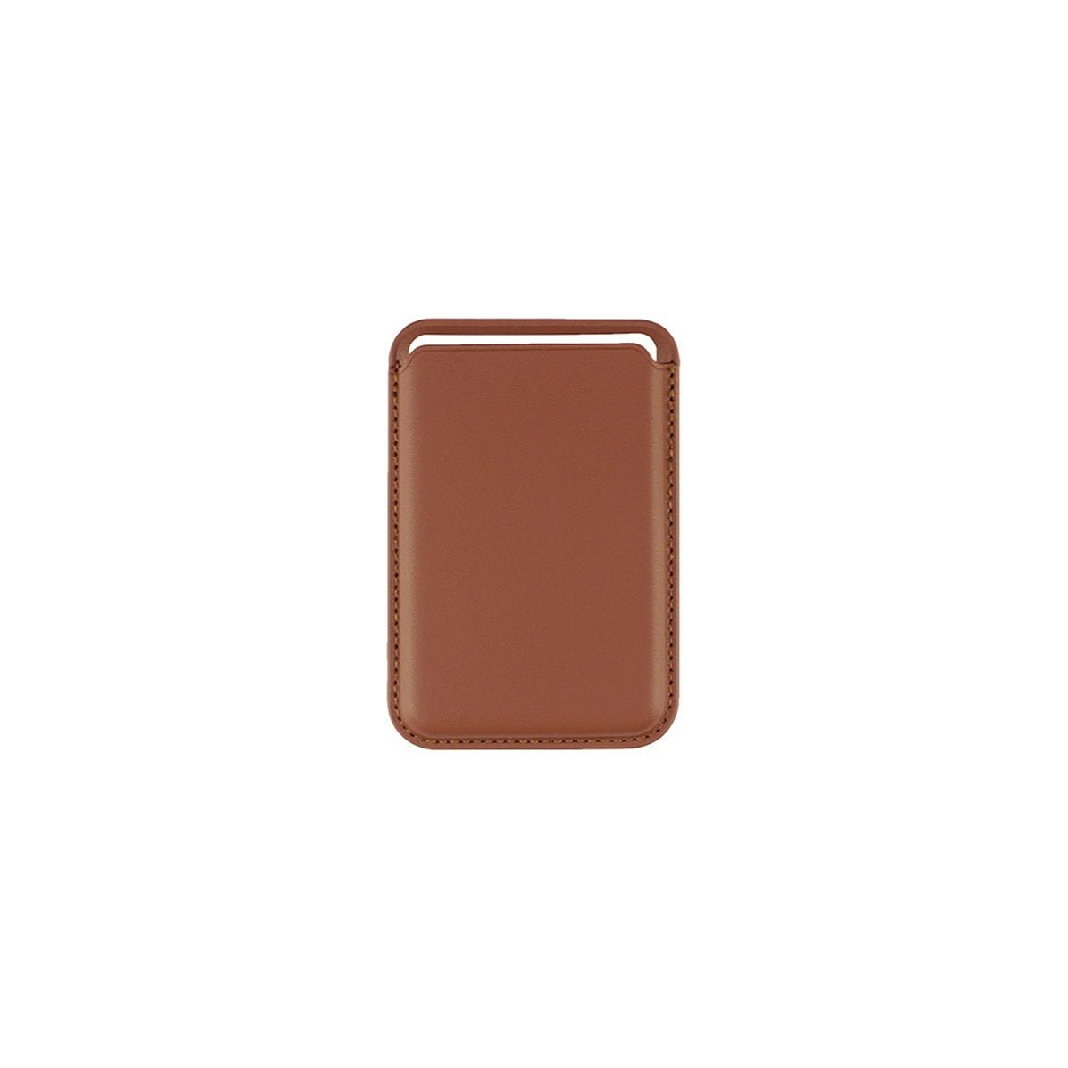 Luxury magnetic leather card holder wallet case for iPhone 14 Pro Max, 13, and 12 by Ancient Energy, featuring sleek design and card slots.