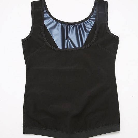 Men's neoprene sauna waist trainer shapewear corset vest by Ancient Energy, designed to shape the waist and enhance body contour.