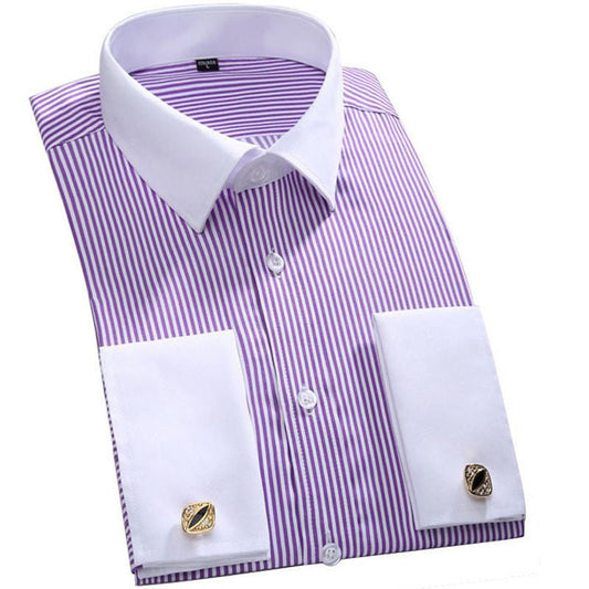Men's business shirt by Ancient Energy, featuring a classic collar and button-down design, in a professional fabric.