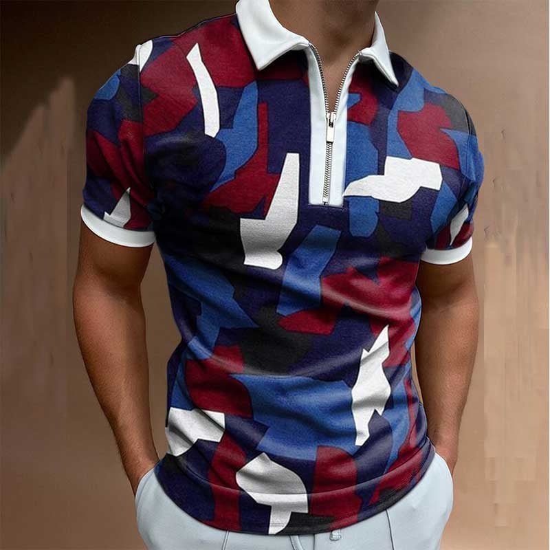 Men's solid polo shirt by Ancient Energy featuring short sleeves, ideal for summer casual wear.