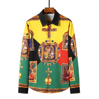 Men's printed shirts from Ancient Energy featuring Ouma Court style, new arrivals with vibrant patterns and modern design.