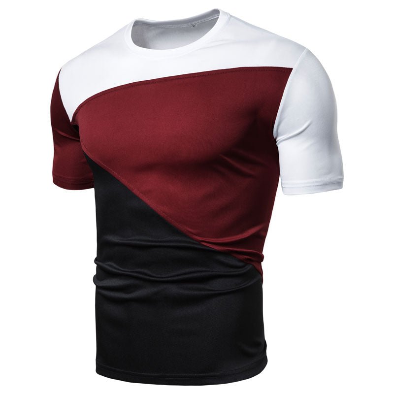 Men's casual short sleeve T-shirt by Ancient Energy, featuring a comfortable fit and simple design for everyday wear.