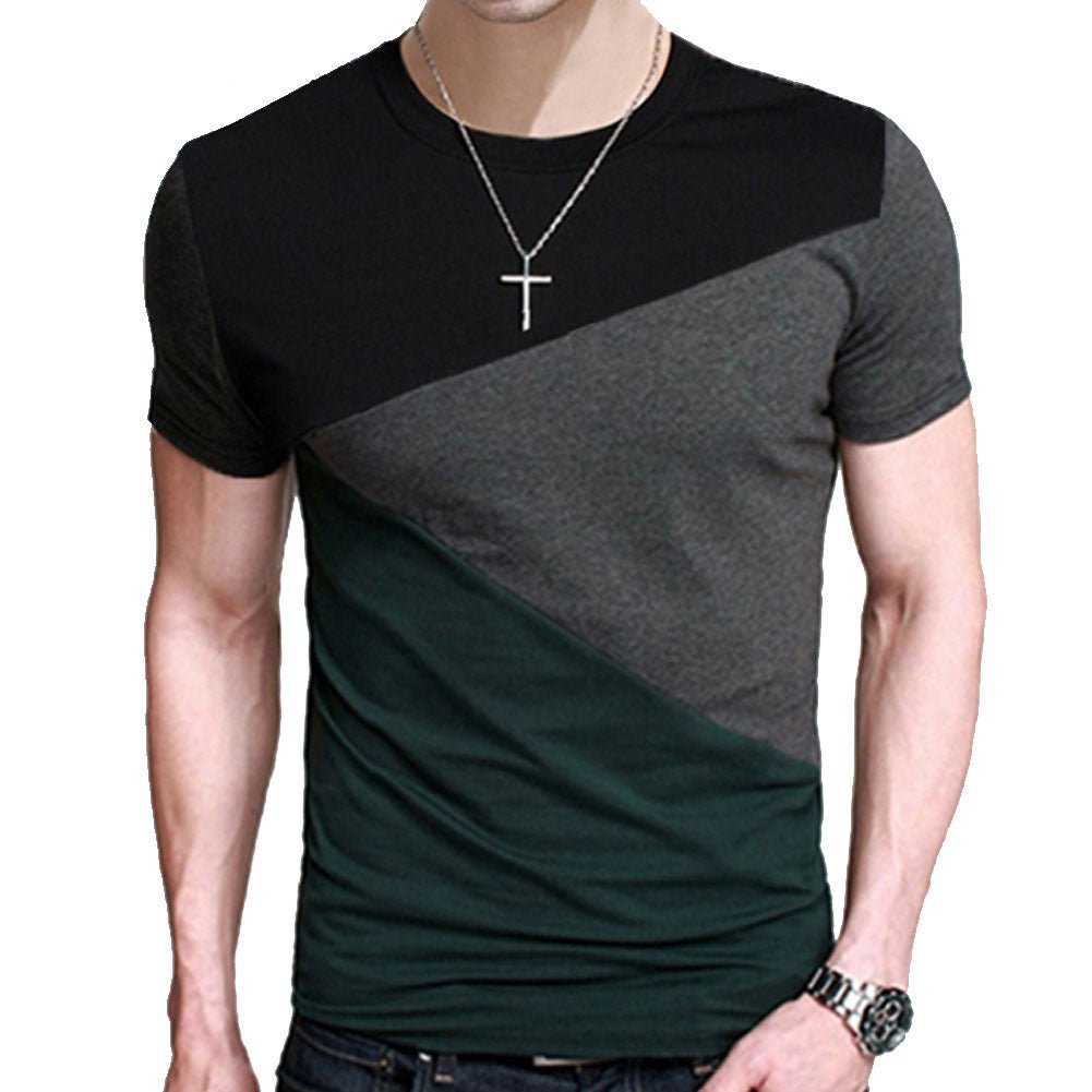 Men's casual short sleeve T-shirt by Ancient Energy, featuring a comfortable fit and simple design suitable for everyday wear.