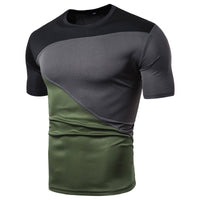 Men's casual short sleeve T-shirt by Ancient Energy, plain crew neck tee for everyday wear, in a relaxed fit.