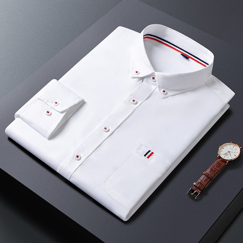 Men's casual fashion shirt by Ancient Energy, featuring a stylish business dress shirt design in a comfortable fit.