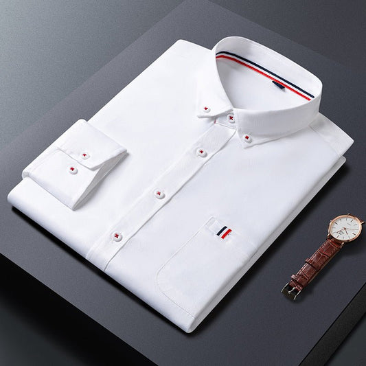 Men's casual fashion shirt by Ancient Energy, featuring a stylish business dress shirt design in a comfortable fit.