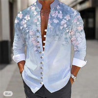 Men's fashion 3D printed shirt top by Ancient Energy, featuring a modern design with vibrant patterns and a comfortable fit.