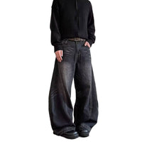 Men's relaxed high-street wide-leg pants by Ancient Energy, featuring a premium look and versatile, comfortable style.